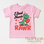 I Steal Hearts T-Rex Valentine's Day Shirt - Dinosaur Valentine's Tee