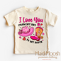 I Love You From My Hat To My Boots Valentine's Day Shirt - Western Valentine's Tee