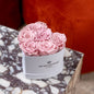 Baby Heart White Box | Light Pink Roses