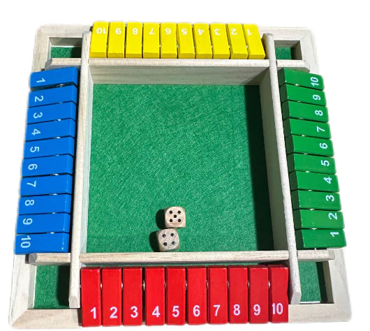 Deluxe Shut The Box Board Game