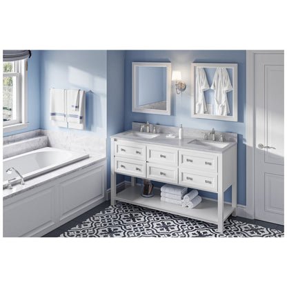 60" Adler Vanity, double bowl