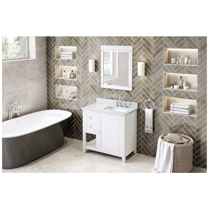 36" Astoria Vanity, right offset