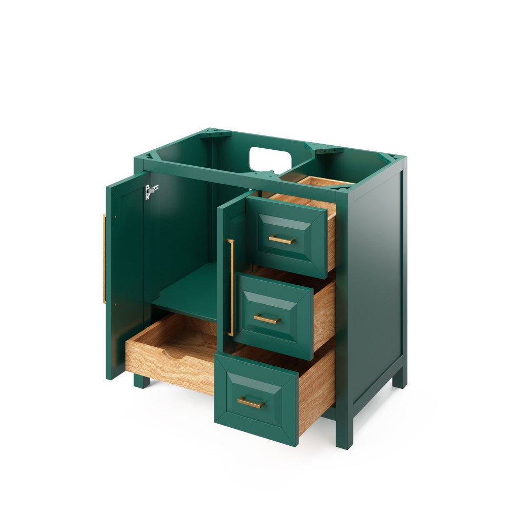 36" Cade Vanity, left offset