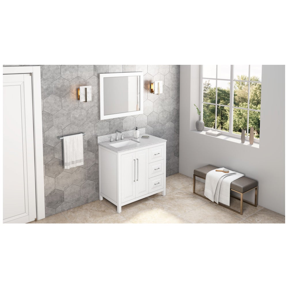 36" Cade Vanity, left offset