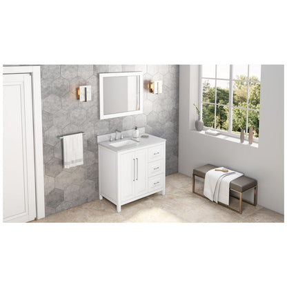 36" Cade Vanity, left offset