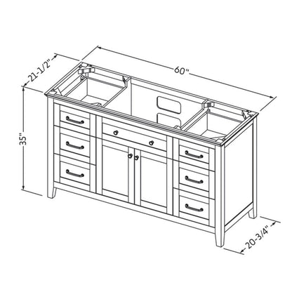 60" Chatham Vanity