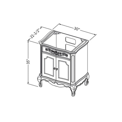30" Clairemont Vanity