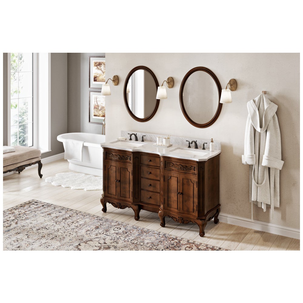 60" Clairemont Vanity, double bowl