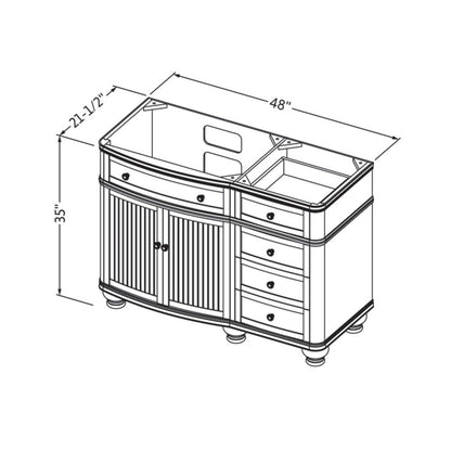 48" Compton Vanity