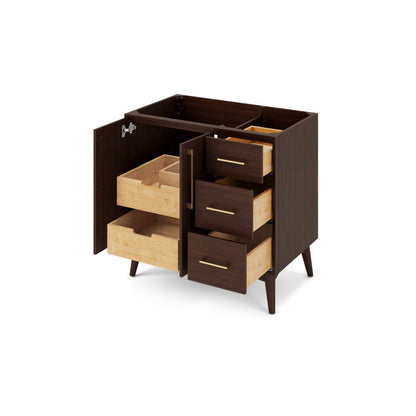 36" Dashwood Vanities, left offset