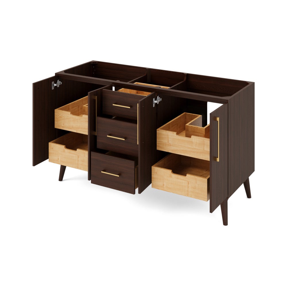 60" Dashwood Vanities, double bowl