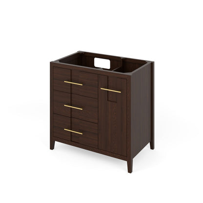 36" Katara Vanity, left offset