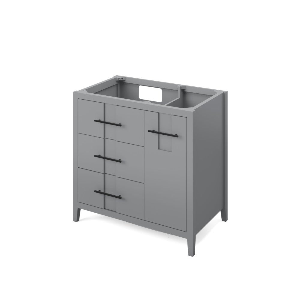 36" Katara Vanity, left offset
