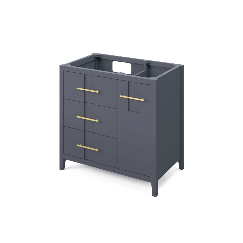 36" Katara Vanity, left offset