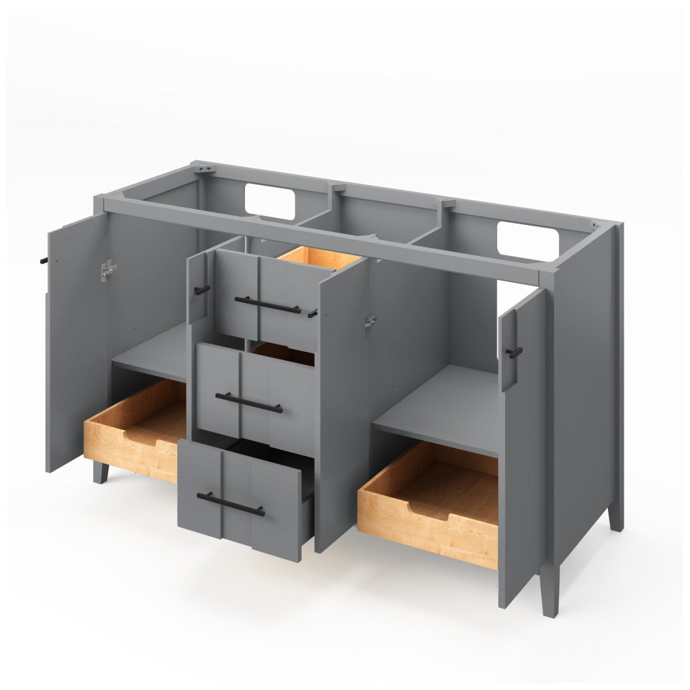 60" Katara Vanity, double bowl