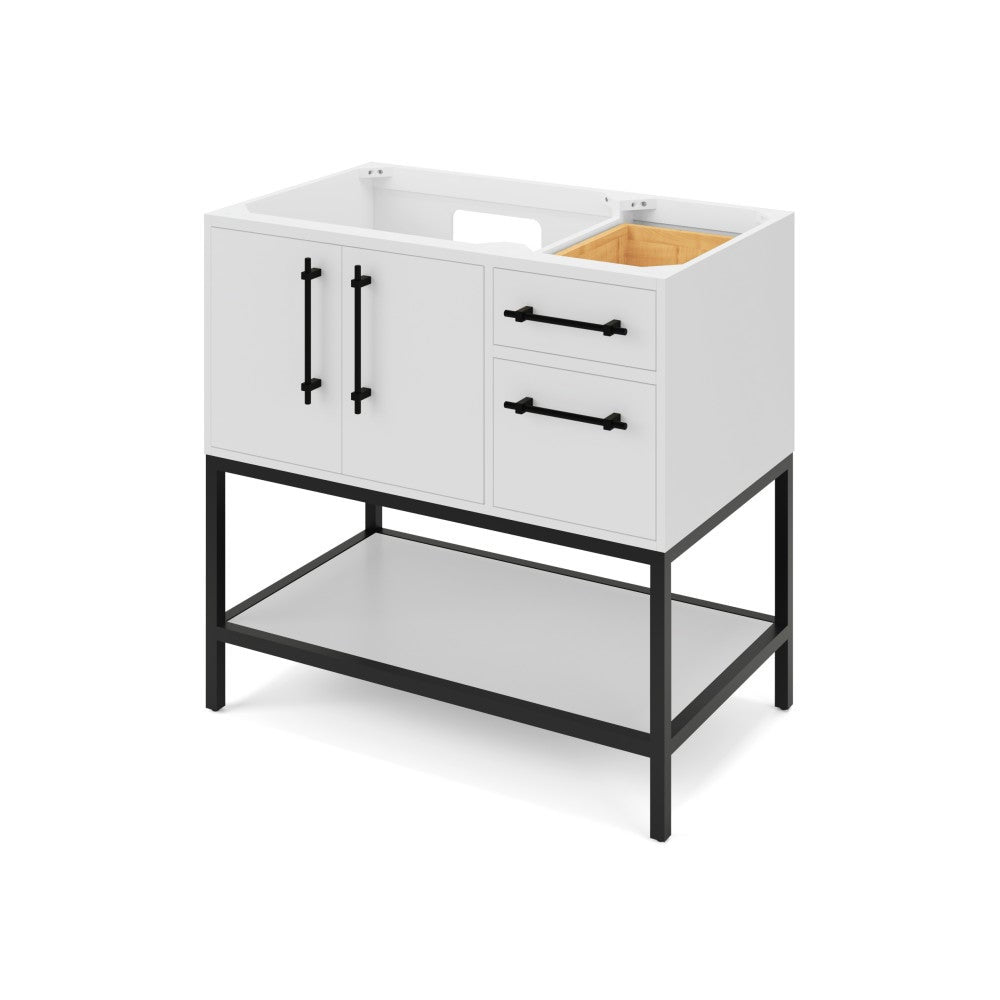 36" Pascal Vanities, left offset