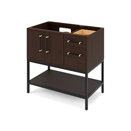 36" Pascal Vanities, left offset