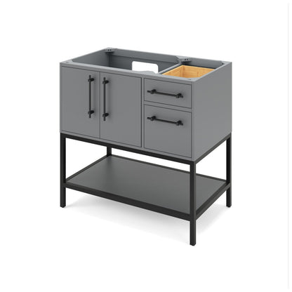 36" Pascal Vanities, left offset