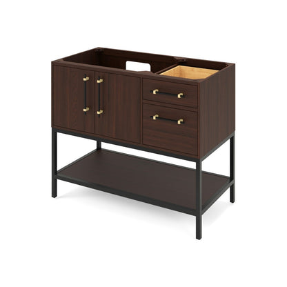 42" Pascal Vanities, left offset