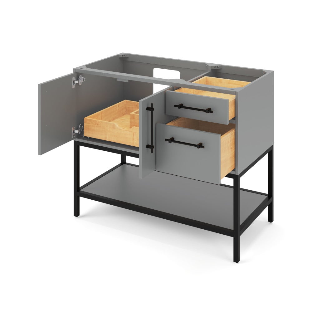 42" Pascal Vanities, left offset