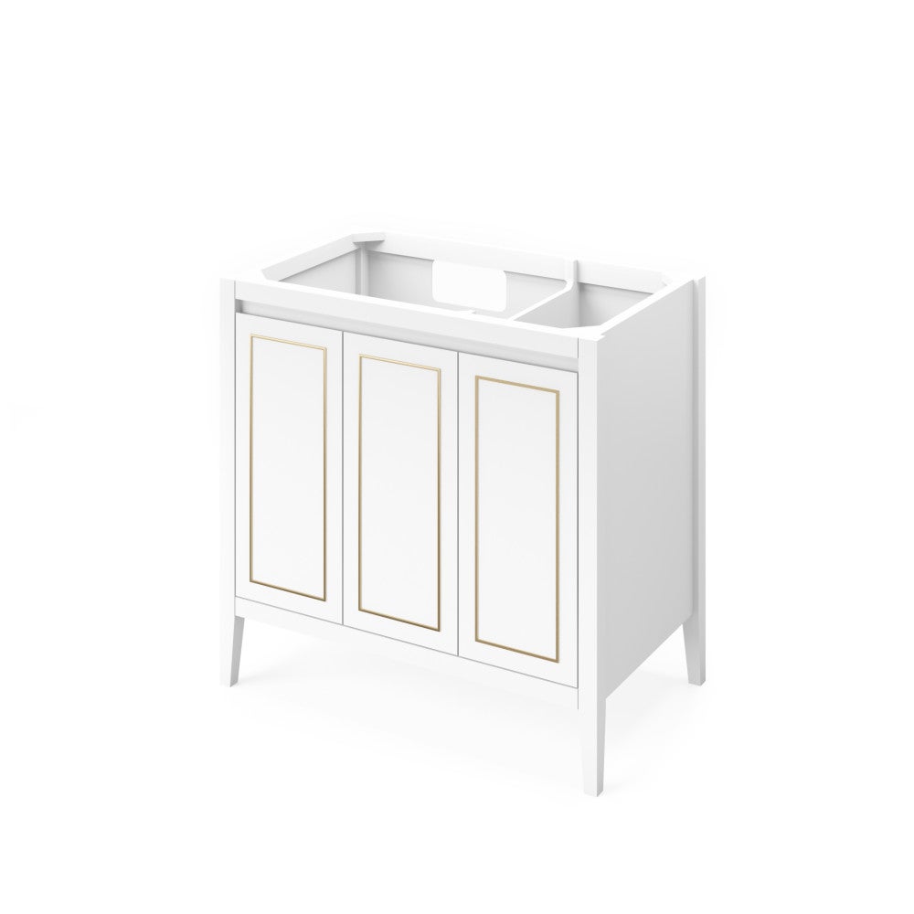 36" Percival Vanity, Left Offset
