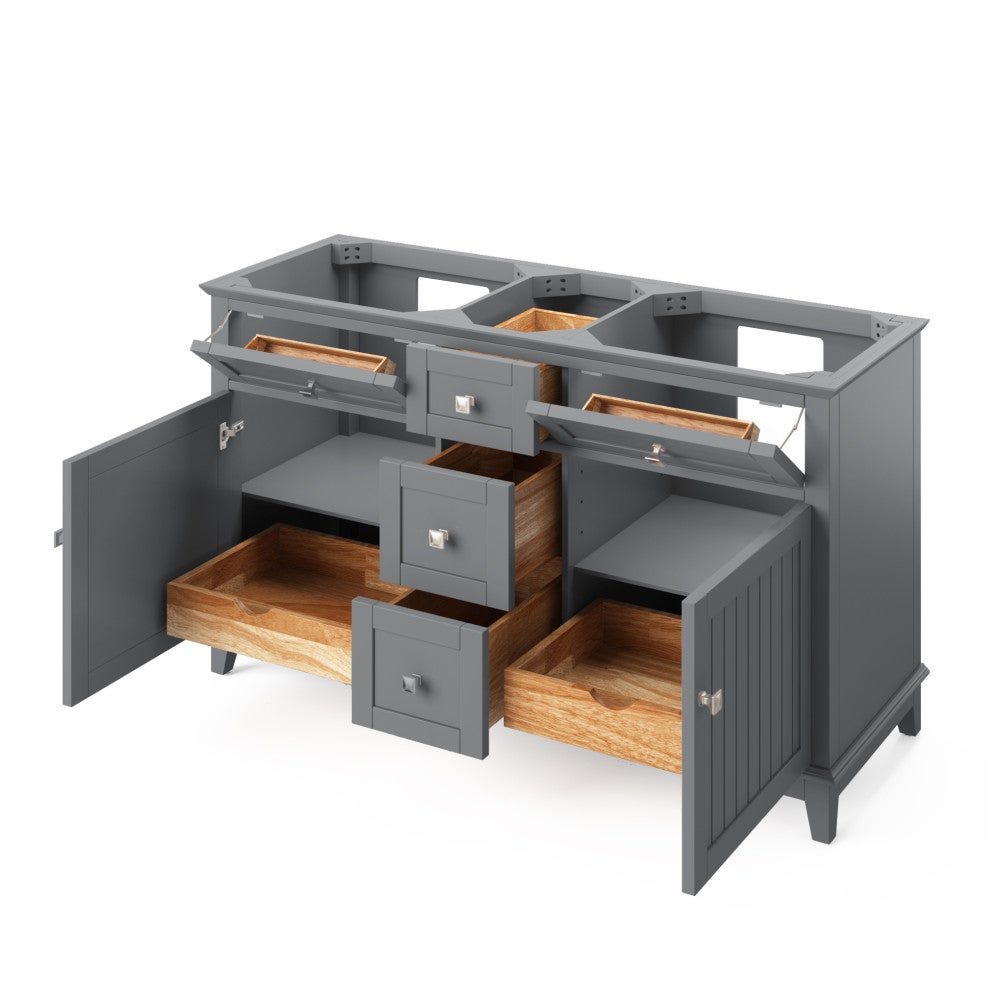 60" Savino Vanity, double bowl