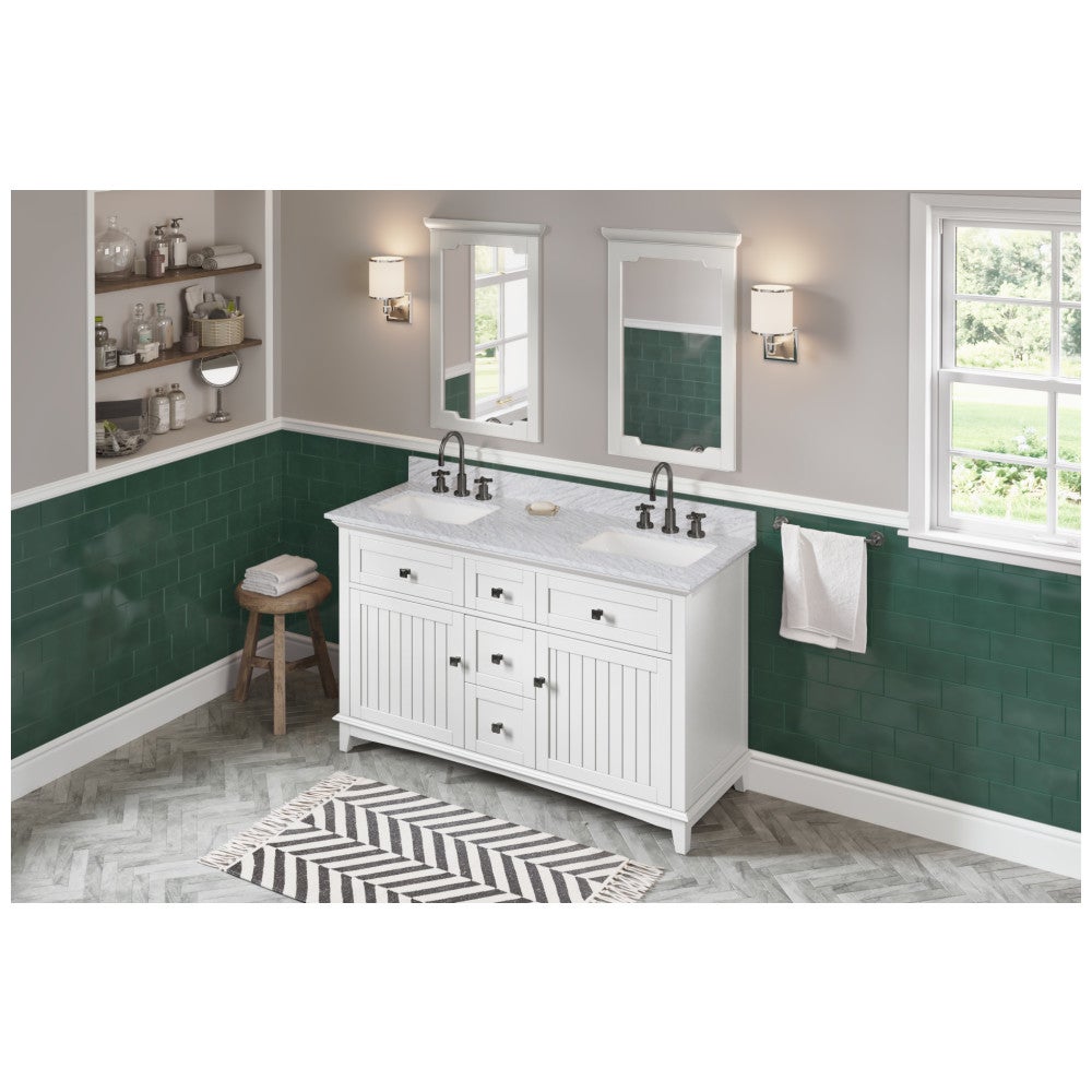60" Savino Vanity, double bowl