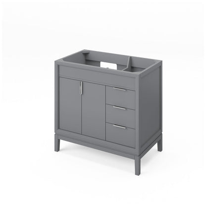 36" Theodora Vanity, Left Offset