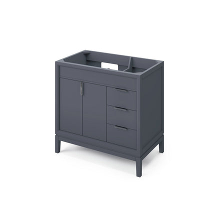 36" Theodora Vanity, Left Offset