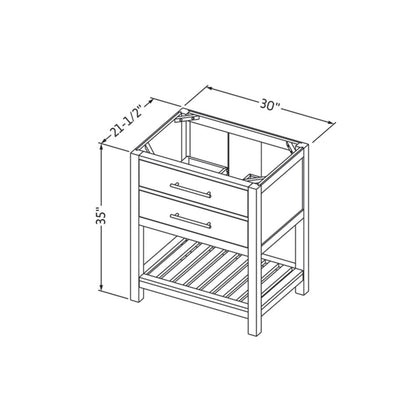 30" Wavecrest Vanity