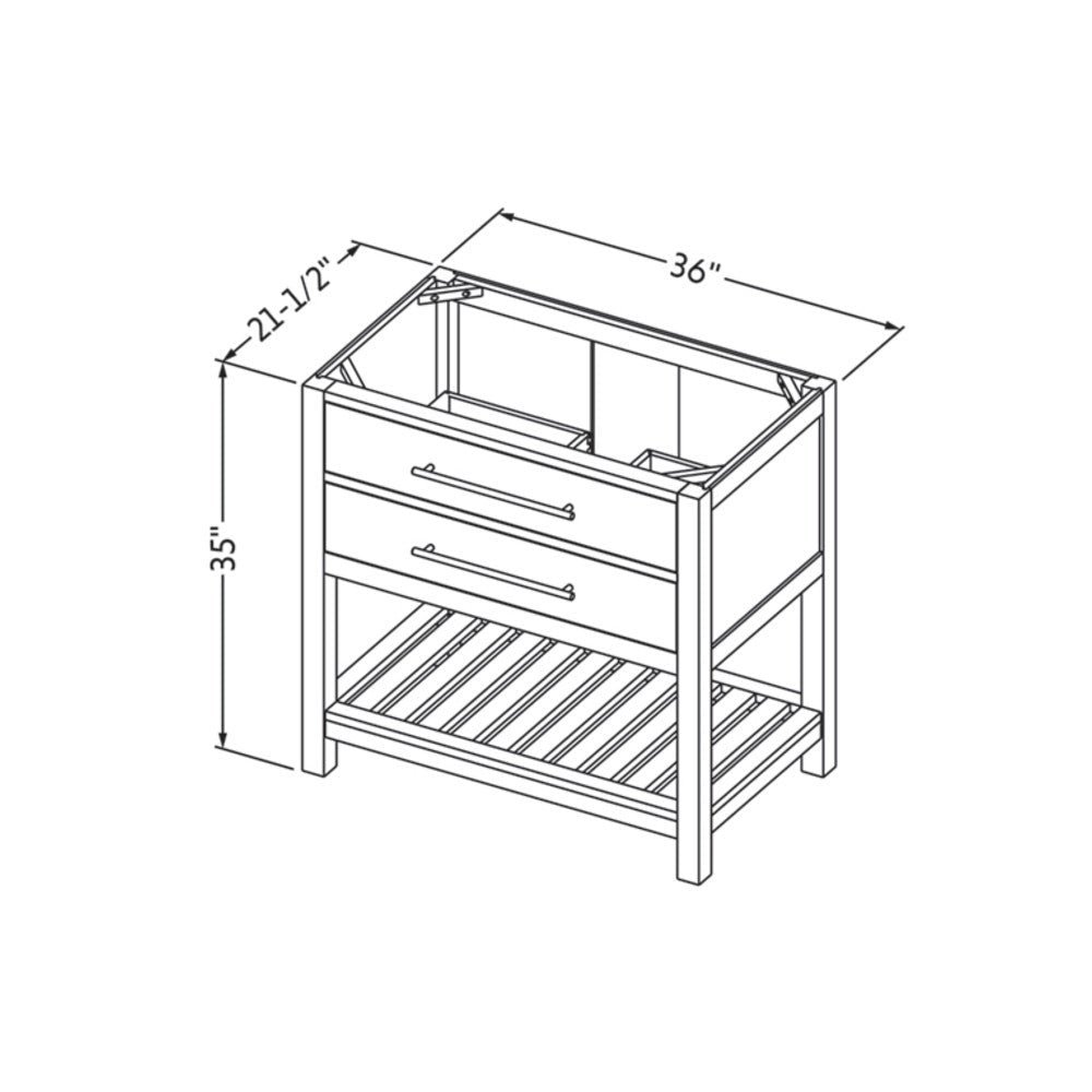 36" Wavecrest Vanity