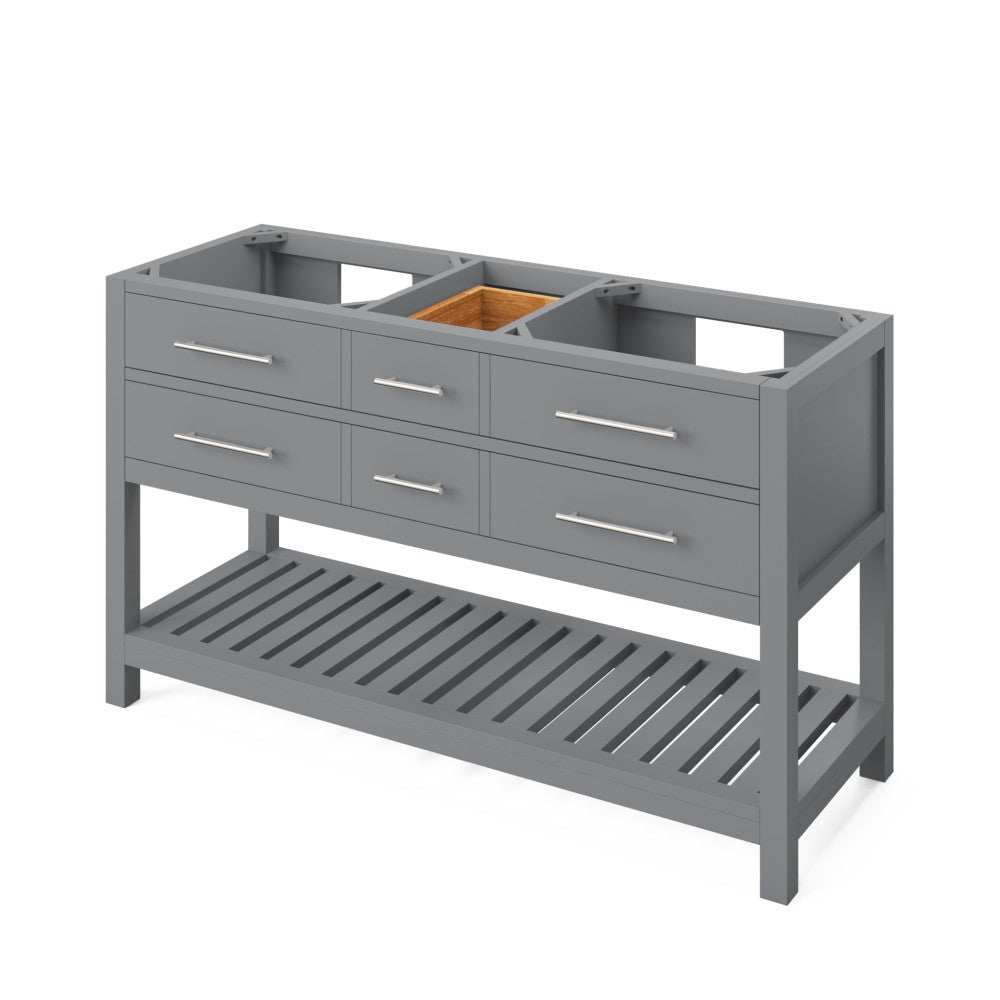 60" Wavecrest Vanity, double bowl
