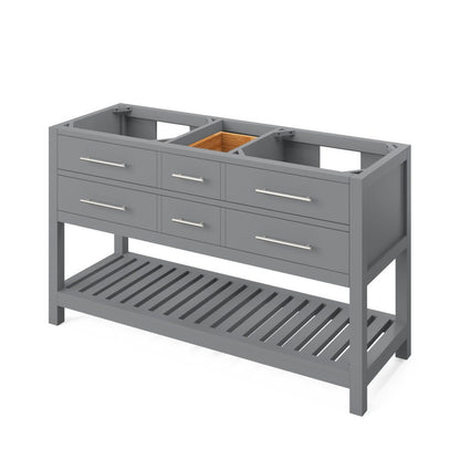 60" Wavecrest Vanity, double bowl