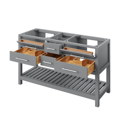 60" Wavecrest Vanity, double bowl