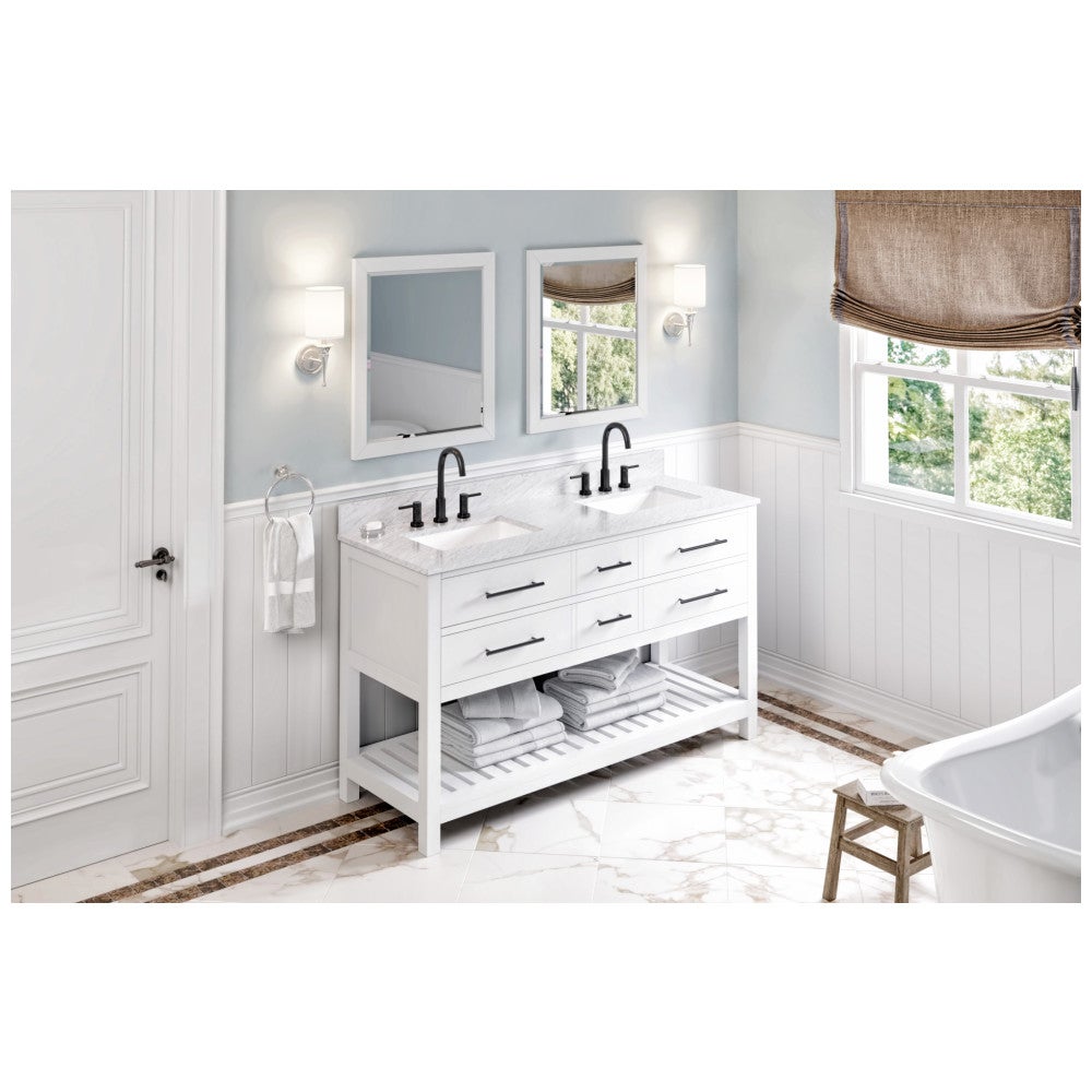 60" Wavecrest Vanity, double bowl