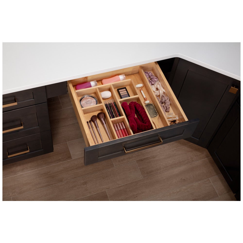 Adjustable SLIMLINE™ Vanity Drop-In Drawer Insert