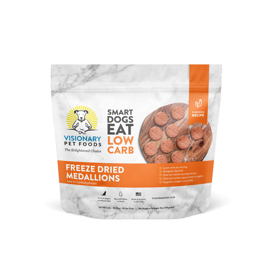 Freeze Dried Food |  - Chicken Recipe | 25oz Bag | Family Pet | Kitchen + Metal