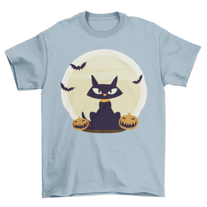 Black Cat Halloween T-shirt | Binge T-shirt Shop