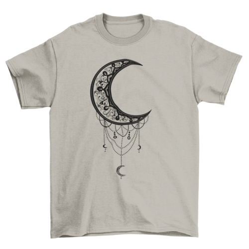 Illustrated Moon T-shirt | Binge T-shirt Shop