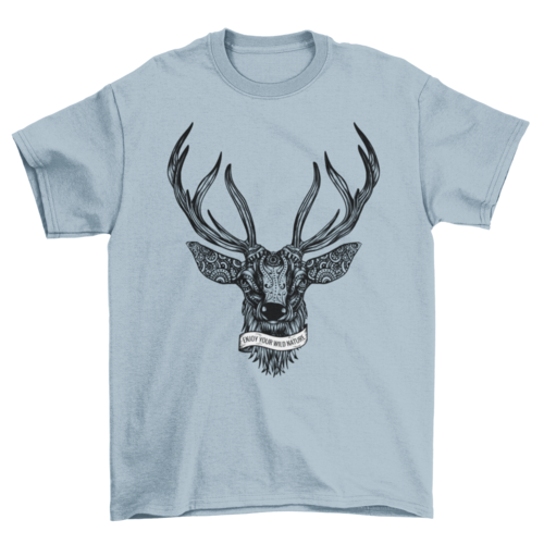 Deer Illustration T-shirt Design | Binge T-shirt Shop