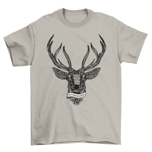 Deer Illustration T-shirt Design | Binge T-shirt Shop