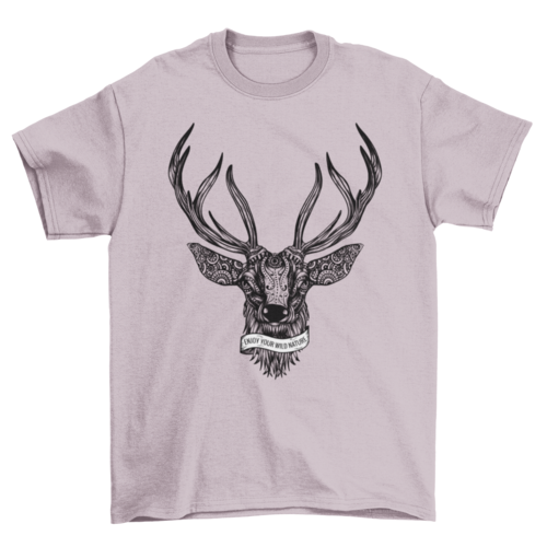 Deer Illustration T-shirt Design | Binge T-shirt Shop