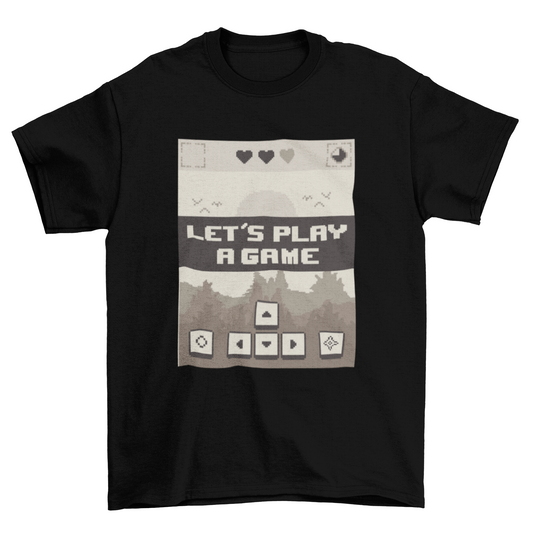 Retro game t-shirt