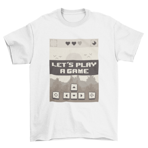 Retro game t-shirt