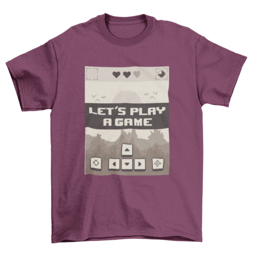 Retro game t-shirt