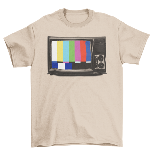 Vintage Retro Style TV VHS Video Television Song Signal illustration | Binge T-shirt Shop