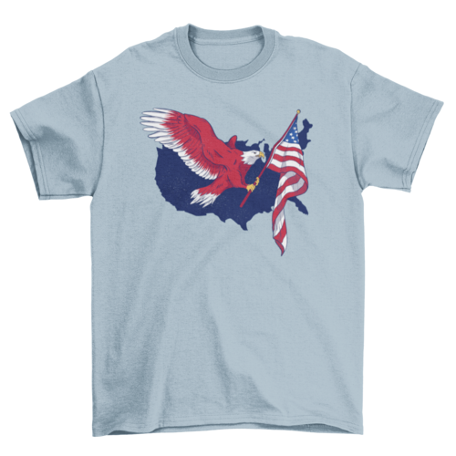 American Flag Eagle T-shirt | Binge T-shirt Shop