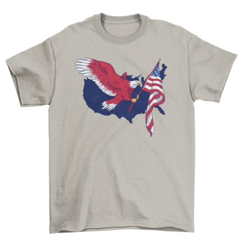 American Flag Eagle T-shirt | Binge T-shirt Shop