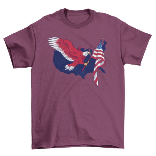American Flag Eagle T-shirt | Binge T-shirt Shop