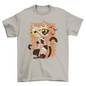 Mummy Cat Funny Halloween Cartoon T-shirt | Binge T-shirt Shop